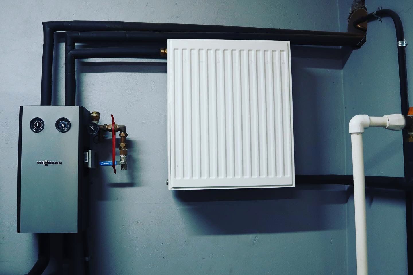 Heating system install — Kenya